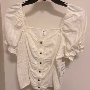 NWT White/Cream top